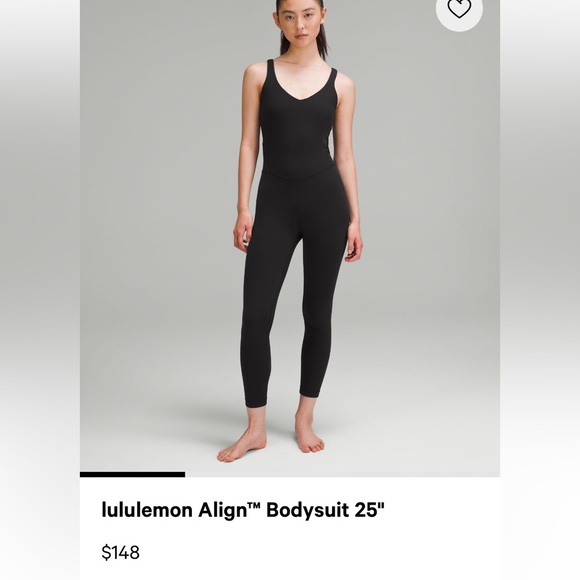 Lululemon Align Bodysuit Black BNWT - Picture 1 of 3